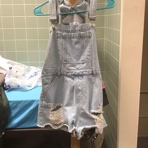 Light blue Overalls